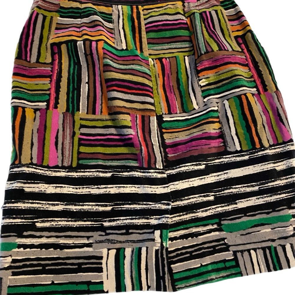 Odille Colorful Patchwork Pencil Skirt - Picture 2 of 8